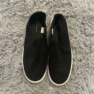 black slip on shoes